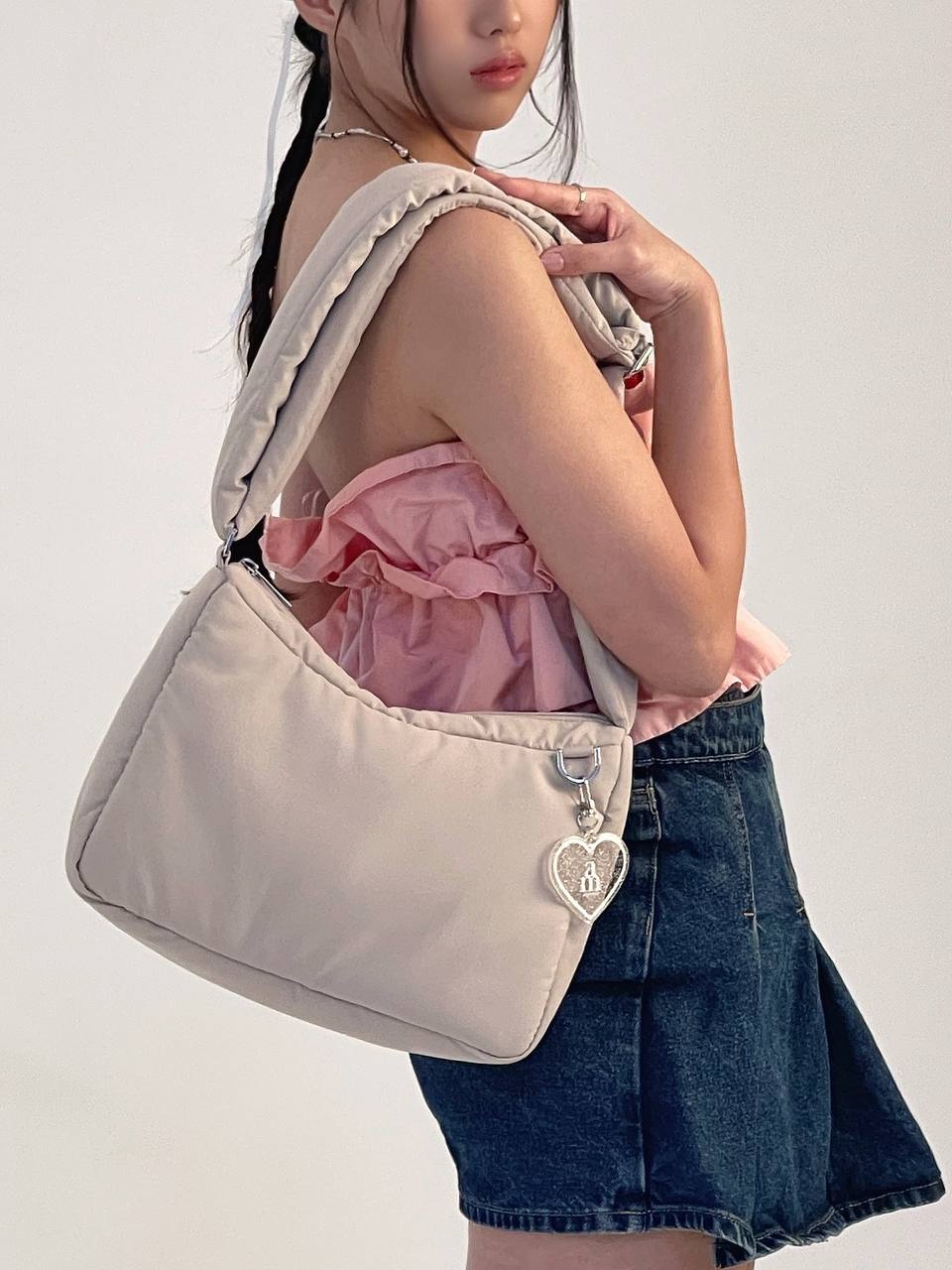 Medium Cozy Puffy Bag V2 - Beige